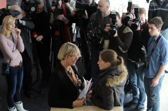 D.Rimšaitė atvyko į LTOK generalinę asamblėją.