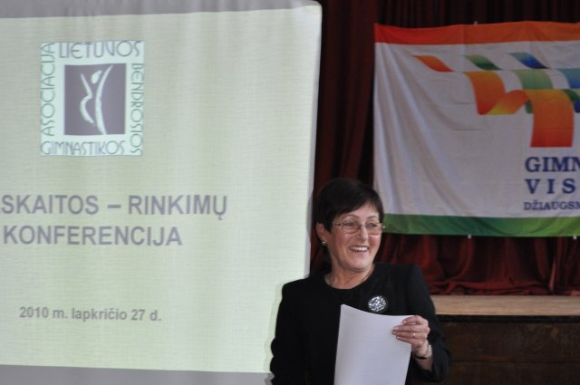 LBGA prezidente jau trečią kartą išrinkta I.Plioplienė.