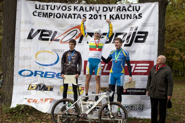 Iš kairės: Š. Pacevičius, A. Dolgovas ir G. Bagdonas.