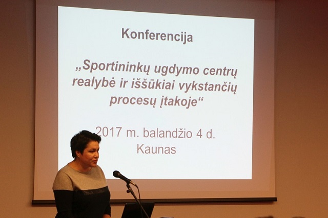 Konferencijos akimirka