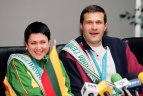D. Gudzinevičiūtė - 58 %, V. Alekna - 42 %