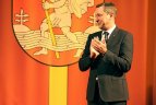 "Žalgirio" pergales švenčia su sūnumi