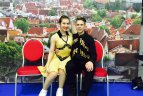 Lietuvos čiuožėjų debiutą stebėjo princesė