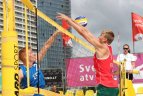 Paplūdimio tinklinio čempionate - 16 porų