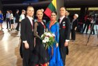 Šokėjai skynė medalius Italijoje