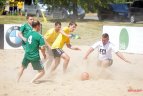 Ant jūros kranto varžysis futbolininkai