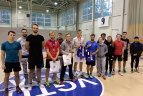 Jėgas teniso aikštėje išmėgino studentai
