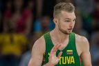 D.Sabonis triuškina J.Valančiūną