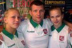 Treneris tiki savo auklėtinėmis