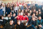 Krepšininkai pradžiugino moksleivius