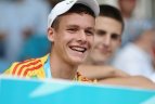 Vėliavnešys jau moka atsikratyti jaudulio