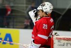 Į NHL - Lietuvos rinktinės vartininkas