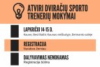 Seminaras dviračių sporto treneriams
