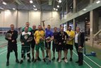 Žurnalistai varžėsi badmintono kortuose