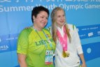 R.Meilutytei – padėka už dovanas Lietuvai