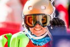 Olimpietė tvirtai jaučiasi net ant lyno