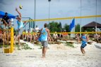 Rokiškyje virs paplūdimio tinklinio aistros