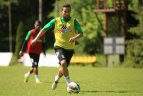 "Žalgiris" treniruojasi "Vingio" parke