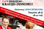 Per išskirtinę treniruotę dovanos kraują