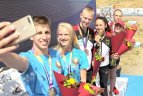 Šeimininkai liko be medalių