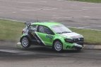 Pasiekti podiumą sutrukdė avarija