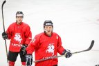 Kaune - buvusių NHL žaidėjų šou