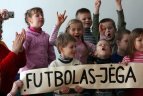 Žiemą darželius šildo „Futboliuko“ emocijos
