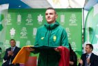 Vėliavnešio pareigos pridėjo pasitikėjimo