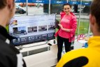 Mankštintis kvietė Ieva Stasiulevičiūtė