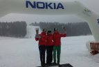 Olimpinė čempionė atvyko ne tuščiomis