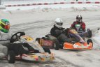 Nesutrukdė ir užgęsęs kartingas