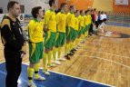 Salės futbolininkai įveikė estus