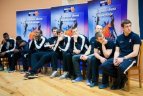 Moksleivius aplankė krepšininkai