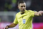 Auksinį mačą patikėjo geriausiam arbitrui