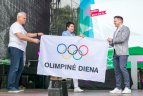 Olimpinės dienos estafetė perduota Vilniui