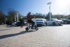 Lenktynių metu - paspirtukų varžybos