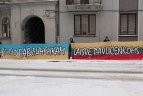 Prie Ukrainos ambasados - fanų piketas