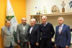 Treneriai susitiko prie „Žalgirio“ vėliavos