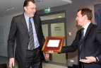 Susitiko A.Zuokas ir A.Sabonis