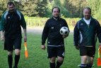 Sporto žurnalistai teisėjavo futbolo rungtynėms