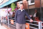 V. Urbonas plauks per Jeloustouno ežerą