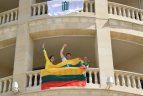 Baku: Trispalvė balkone jau plevėsuoja