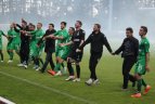 Prieš pertrauką - čempionų šventė