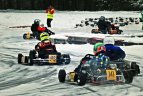 Kartingų šventė sniego pūgoje