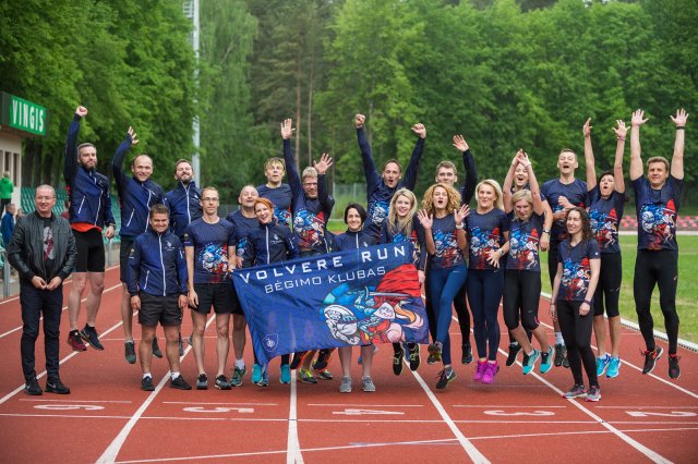 "Volvere Run" bėgikai turi naujas aprangas