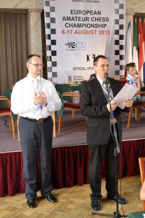 Kaune prasidėjo Europos mėgėjų šachmatų čempiontas