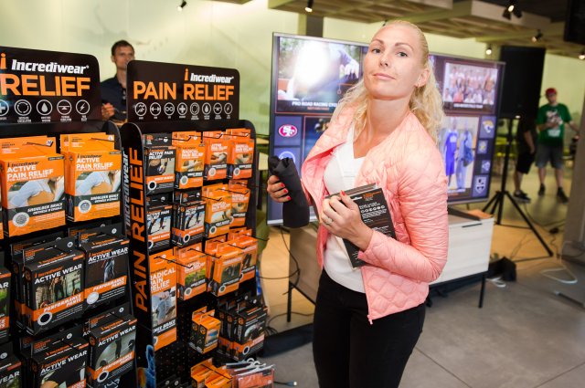 „Incrediwear“ produktų aktyviems žmonėms pristatymas,