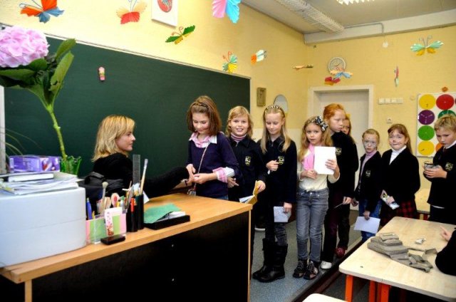 Ž. Balčiūnaitė Mokytojų dieną tapo mokytoja.