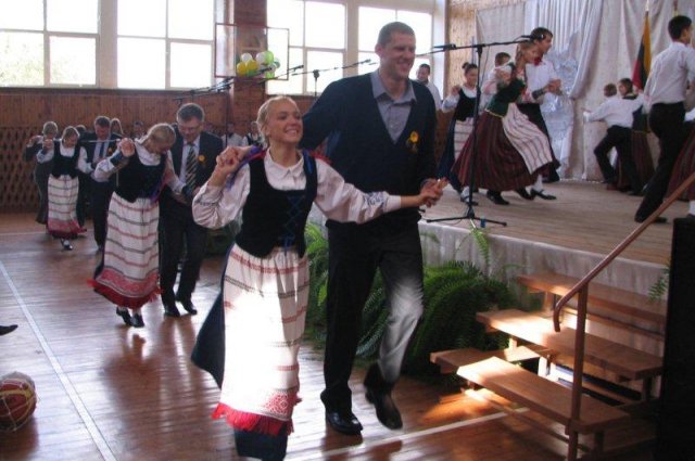 Šventės Šilalėje akimirka.