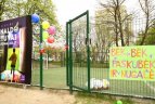 Darželiuose dygsta futbolo aikštelės: sužaidė ir A. Narbekovas